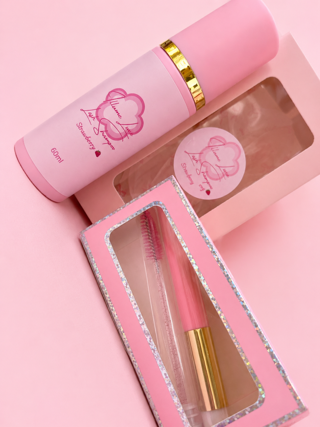 Strawberry 🍓 scented Lash Shampoo Bundle